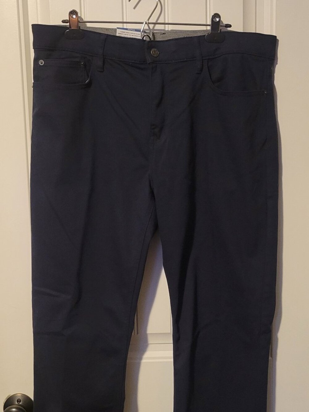 Izod Comfort Stretch Supersoft Knit Jeans Mens 36x29 Blue Soft Touch NEW